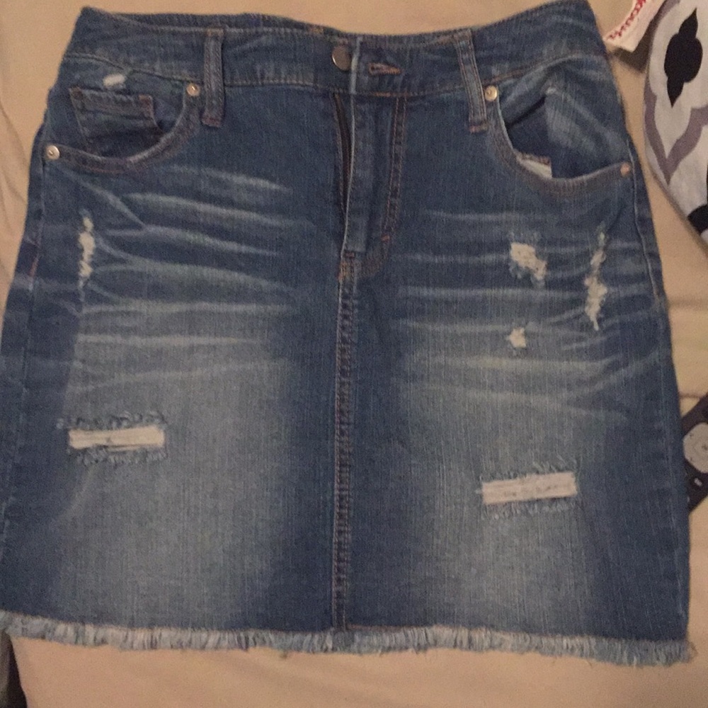 Blue jean skirt